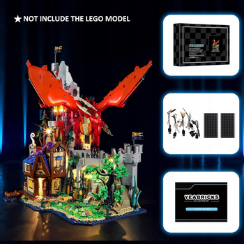 YEABRICKS Światło LED do 21348 Ideas Dungeons & Dragons