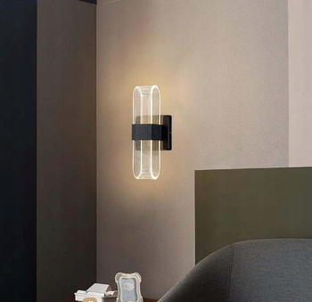 Nowoczesna Lampa Ścienna LED Kinkiet– Regulowana Barwa Światła powystawowa