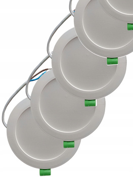 Panel LED Oprawa Podtynkowa Wpuszczana 12W 12 cm zmienne barwy światła