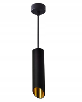 Lampa wisząca czarno-złota , powystawowa 40 cm