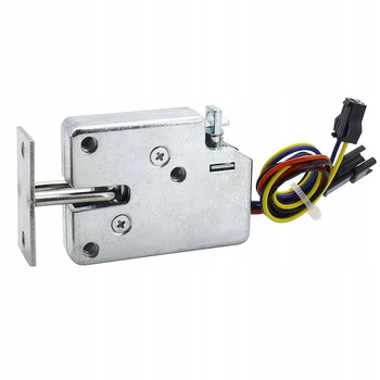 Zamek elektromagnetyczny elektrozaczep 12V 24V do lodówek szafek metalowy