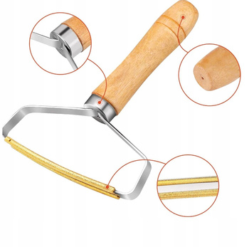 GOLARKA DO UBRAŃ TAPICERKI GRZEBIEŃ DO SIERŚCI ZMECHACEŃ 2 szt gratis